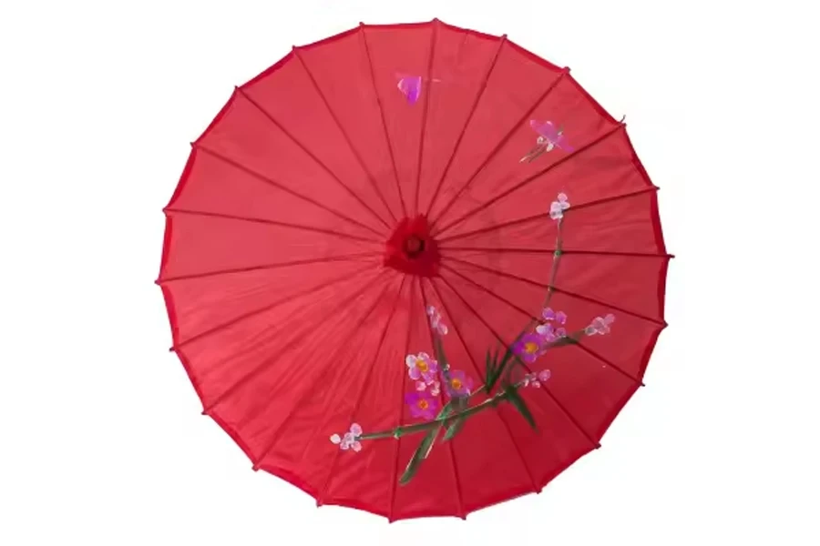 Z910 Colorful Chinese Traditional Parasol DIY Kids Oil Paper Umbrella Ceiling Decoration Flower Photo Props Wedding Parasol