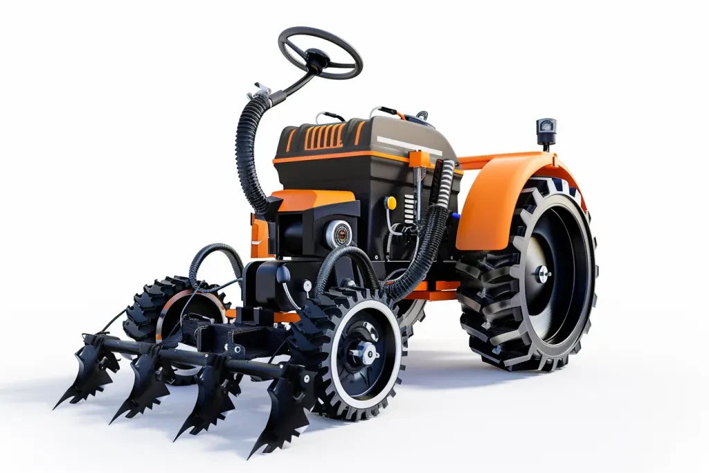 Small garden tilling machine
