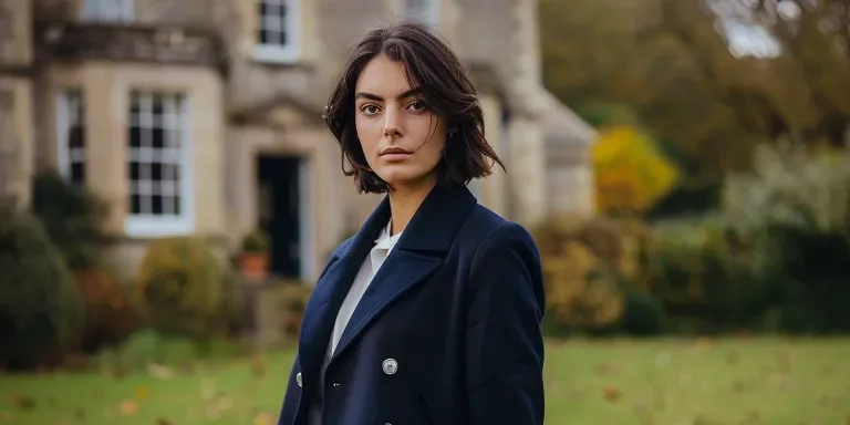 Una fotografía profesional de una atractiva modelo femenina.