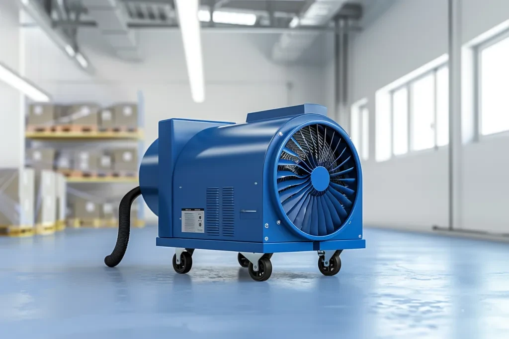 blue floor Blower