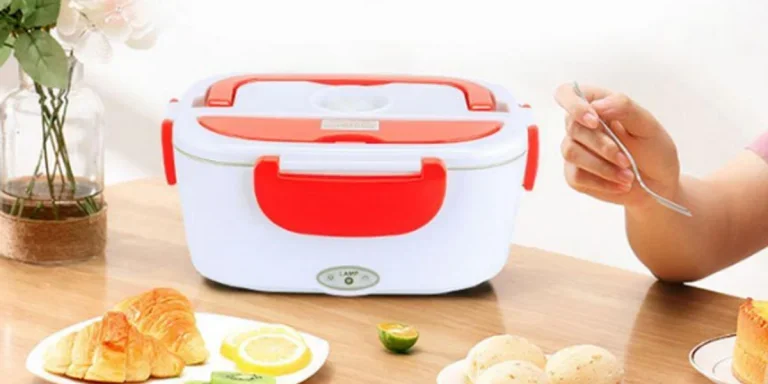 An electric lunch box on a table