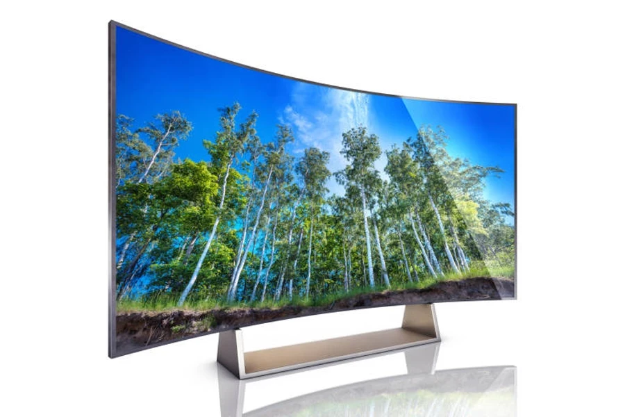 curved smart TV