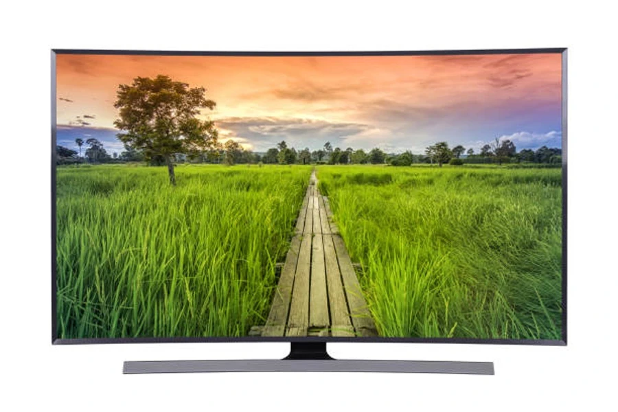 curved smart TV