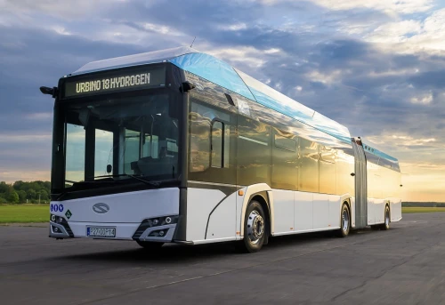 hydrogen-powered Solaris buses