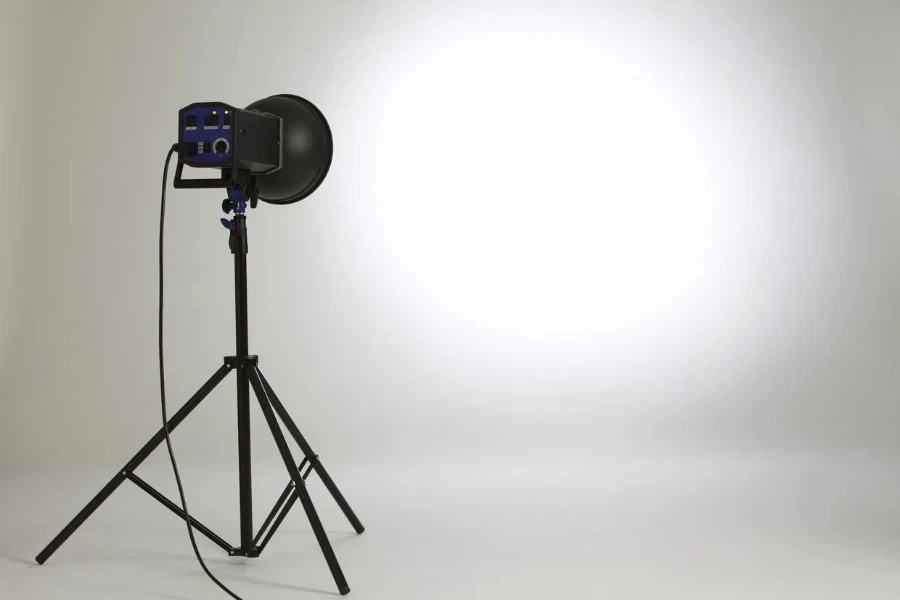 stock image of the studio light illuminated