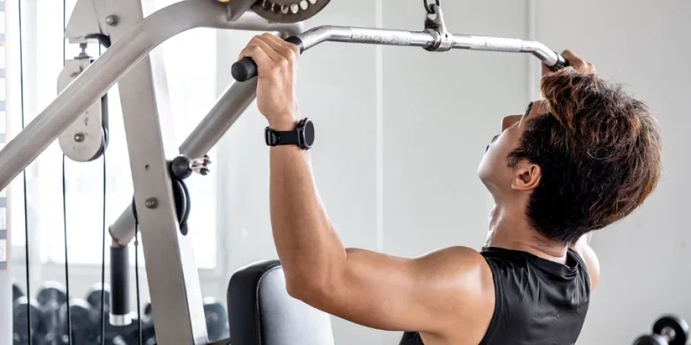 Asian sport man with well trained body