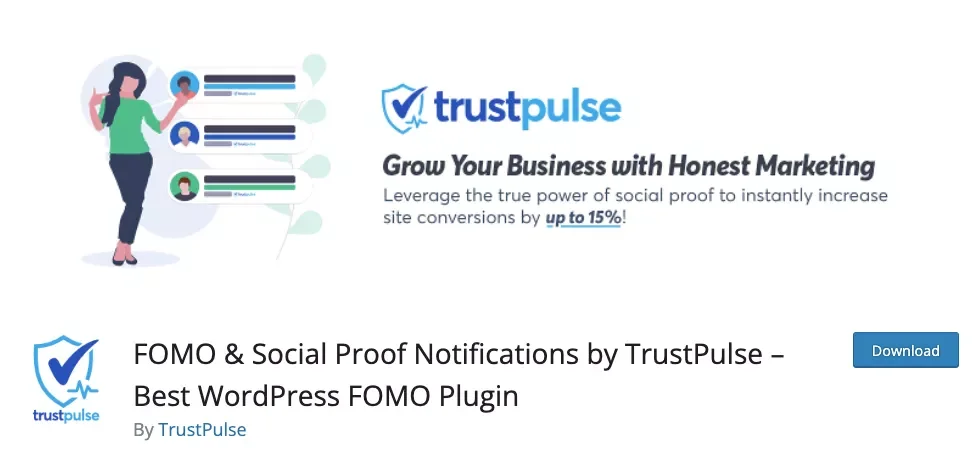 WordPress popup plugins - TrustPulse