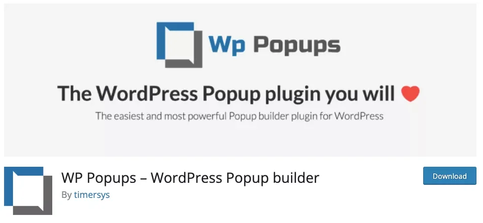WordPress popup plugins - WP Popups