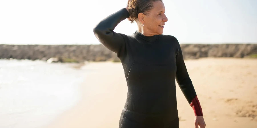 Black Rash Guard Looking Afar