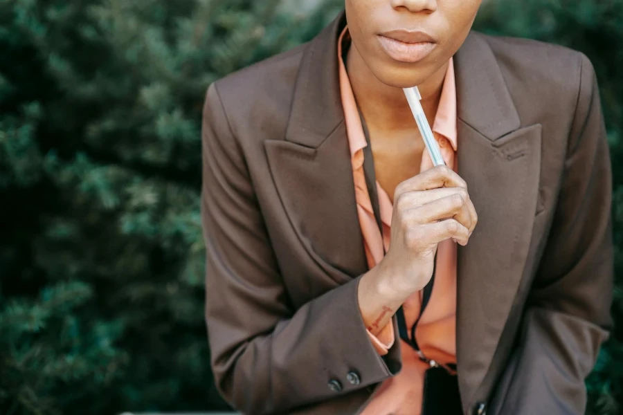 female entrepreneur in formal wear