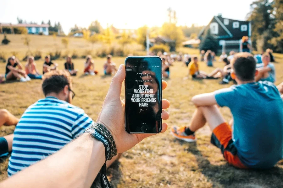 Photo of Person Holding Black Phone