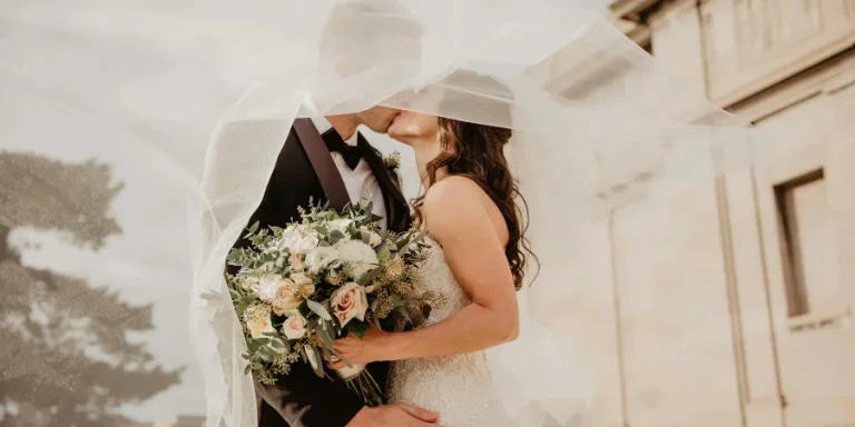 Man And Woman Kissing