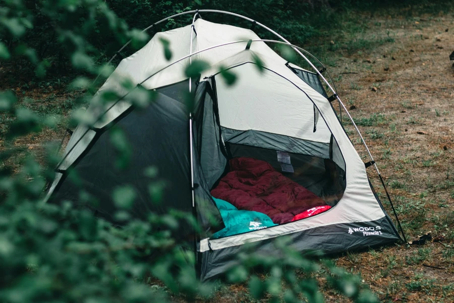 Tent with Sleeping Bags