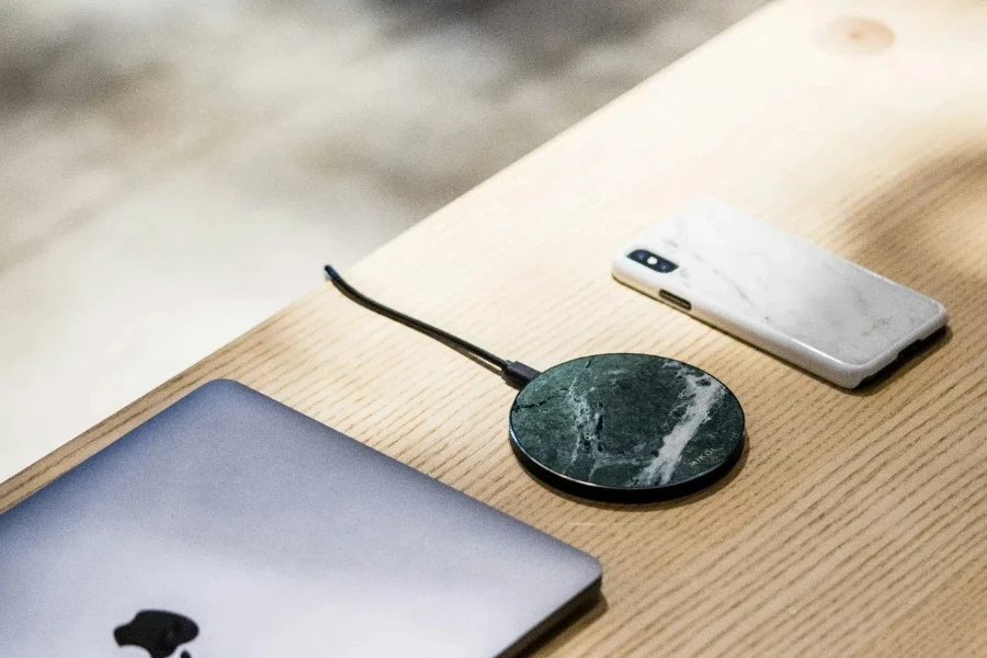 Real Marble Wireless charging pad