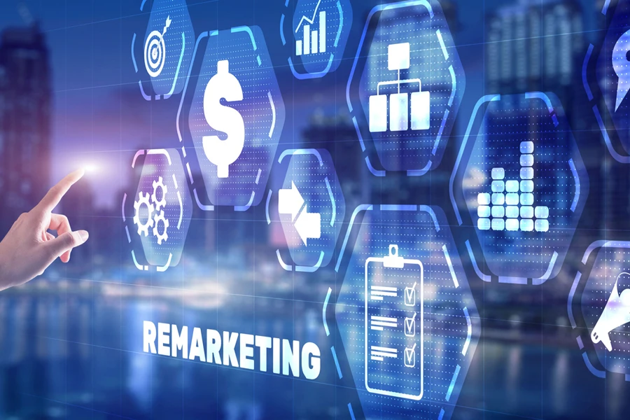 remarketing concept in digital marketing