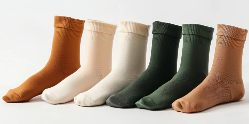 solid color with various colors of women's casual socks for girls