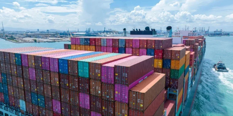 stern of large cargo container