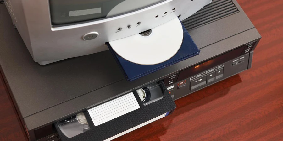 the DVD player and recorder