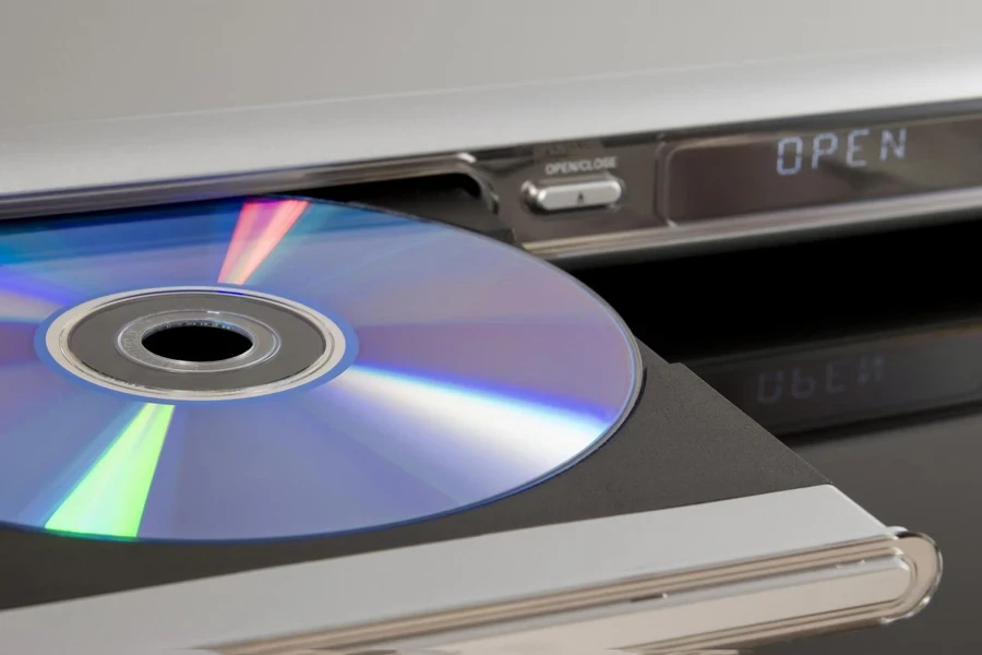 the DVD player and recorder