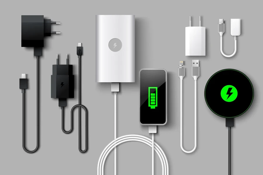 the charger & adapter