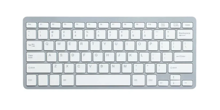 the keyboard