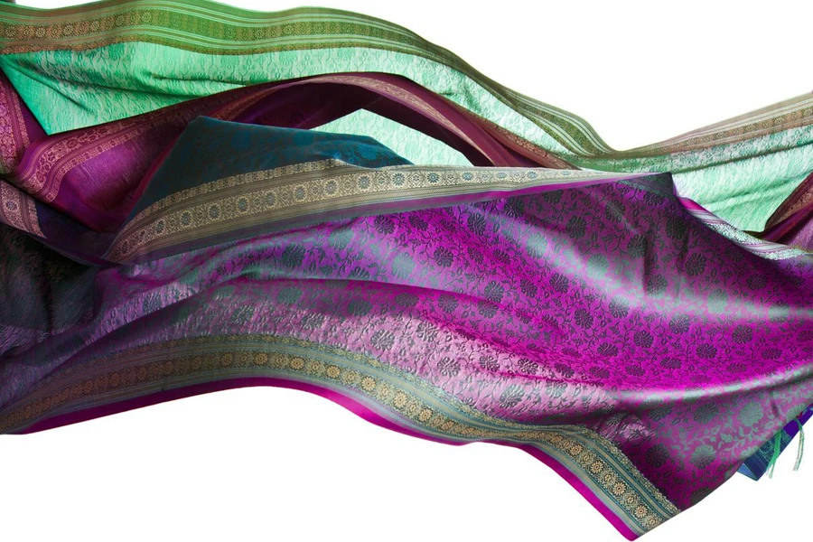 the silk scarves