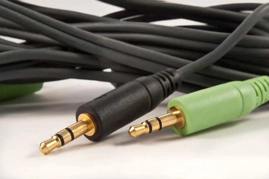 the speaker cable