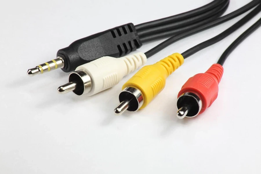 the speaker cable