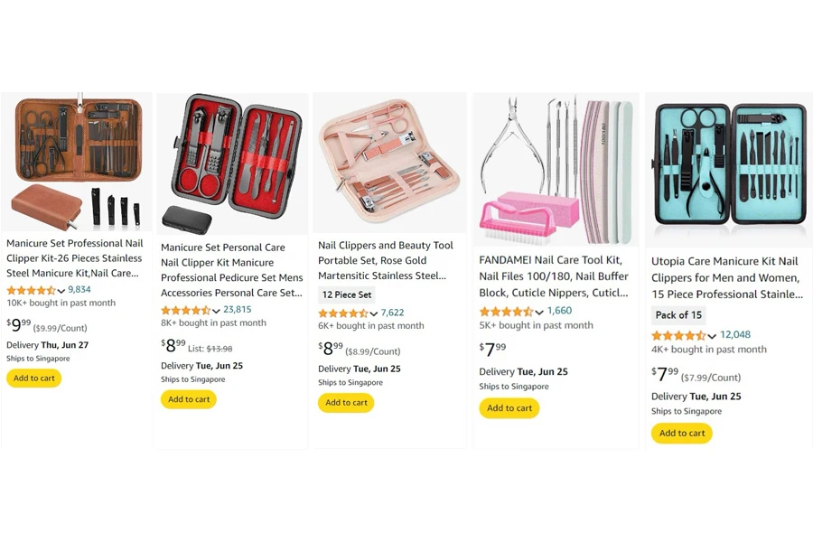 top-selling manicure and pedicure sets