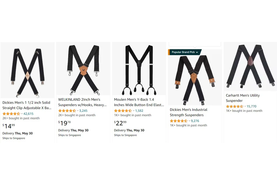 top–selling suspenders