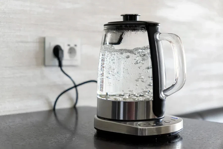 transparent electric kettle