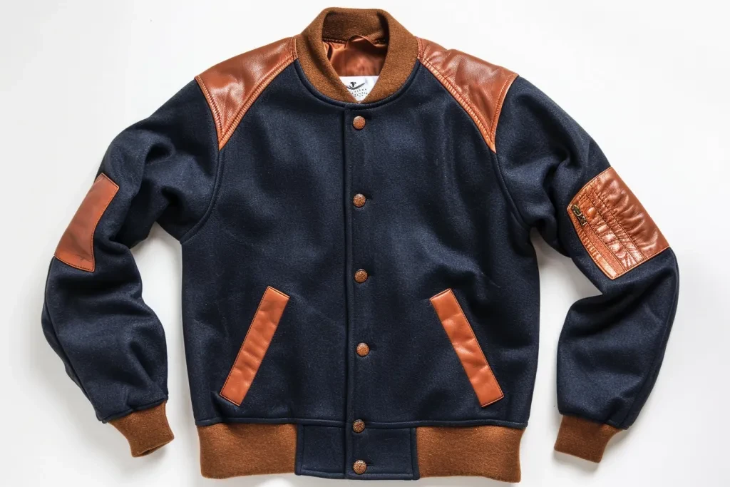 vintage style baseball jacket