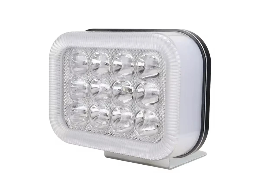 36W 12LED White Motorcycle Spotlight