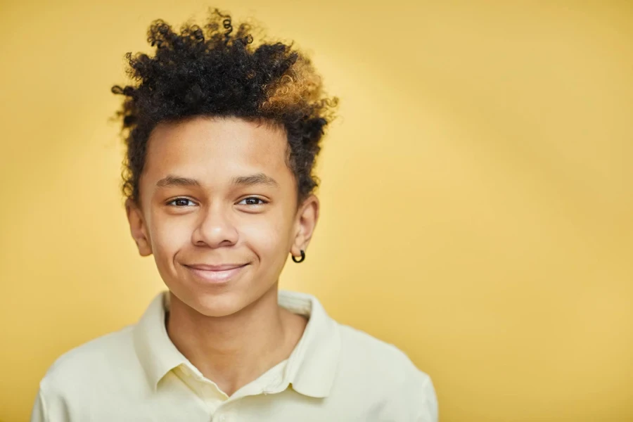 A Fine Looking Boy with Loop Earing