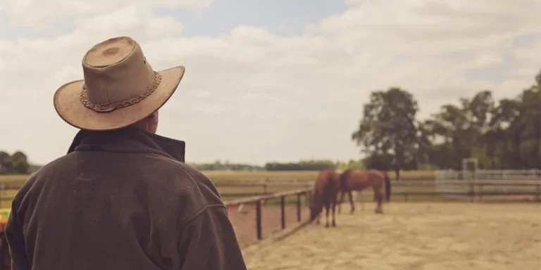 A man wearing a cowboy hat
