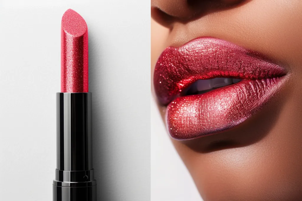 An elegant lip gloss product photo