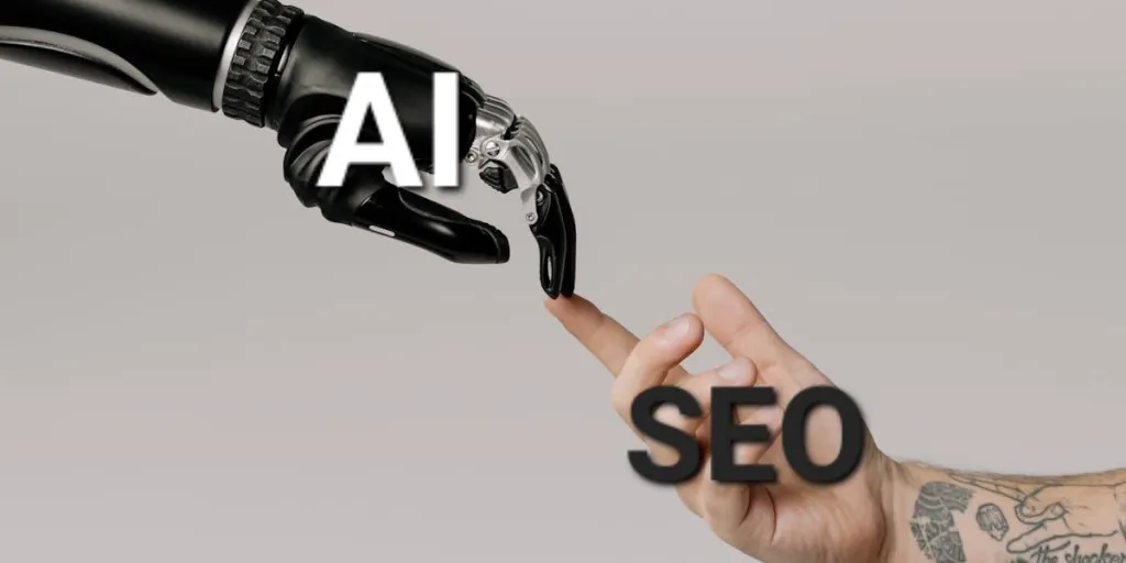 An illustration of AI and SEO