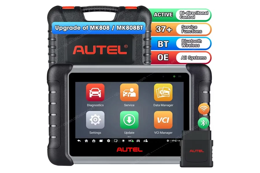 Autel MaxiCom MK808BT Car Code Reader OBD2 Scanner Automotive MK808 Diagnostic Tool Altar MK808 BT Pro