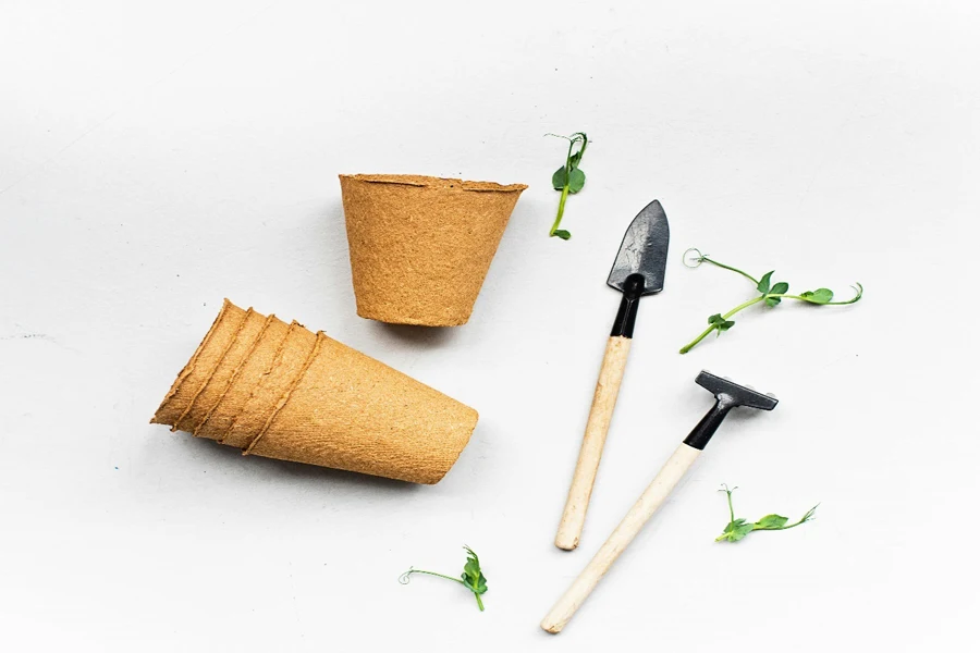 Biodegradable Pots and Gardening Tools