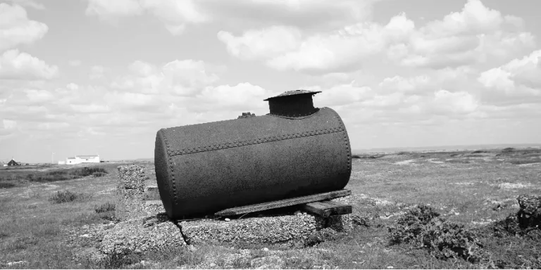 Black Metal Tank