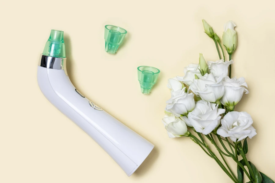 Blackhead vacuum remover or pore cleaner is home beauty