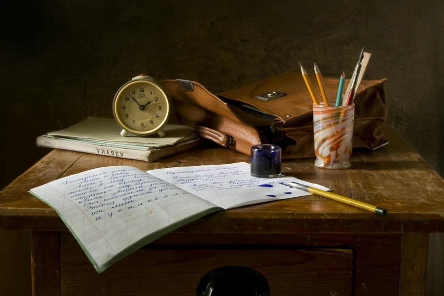 Brown Wooden Desk 