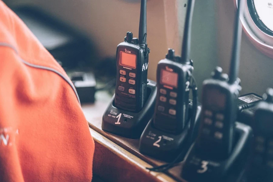 Close Up Shot of Walkie Talkies