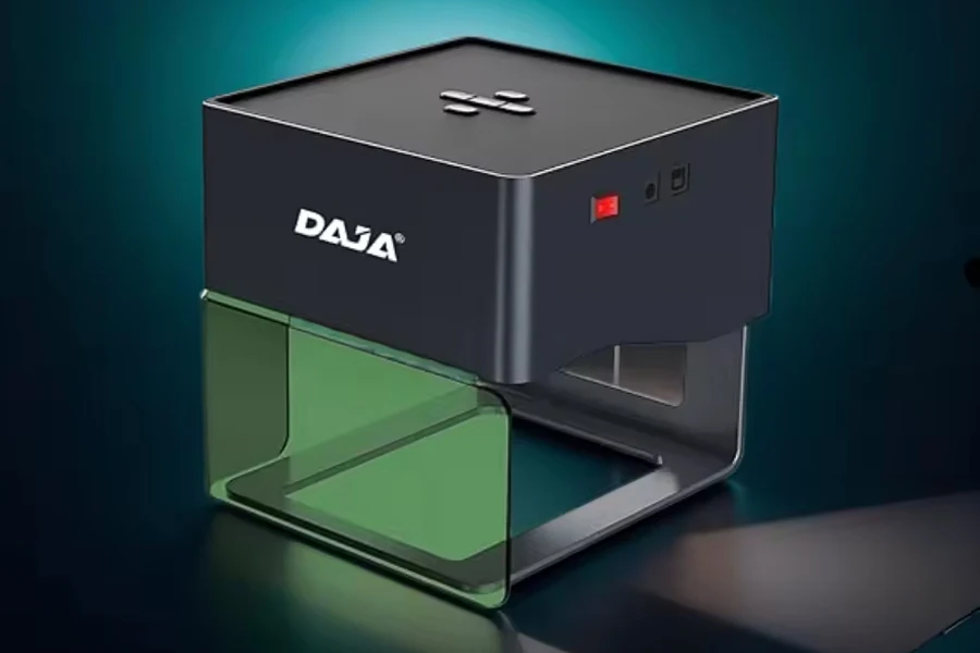 DAJA DJ6 Desktop Durable Model 5.5 W Power Machines Clothing Laser Engraving Laser Cutting Machine