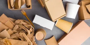 Eco friendly disposable tableware from paper, wooden bamboo