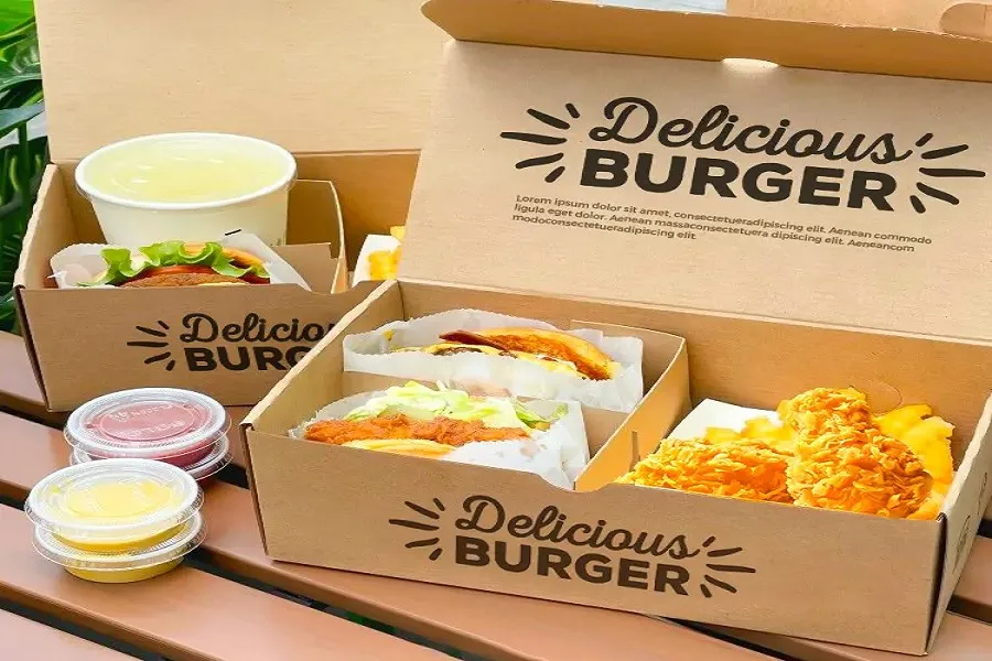 Effective fast food packaging combines ease of carrying with strong branding