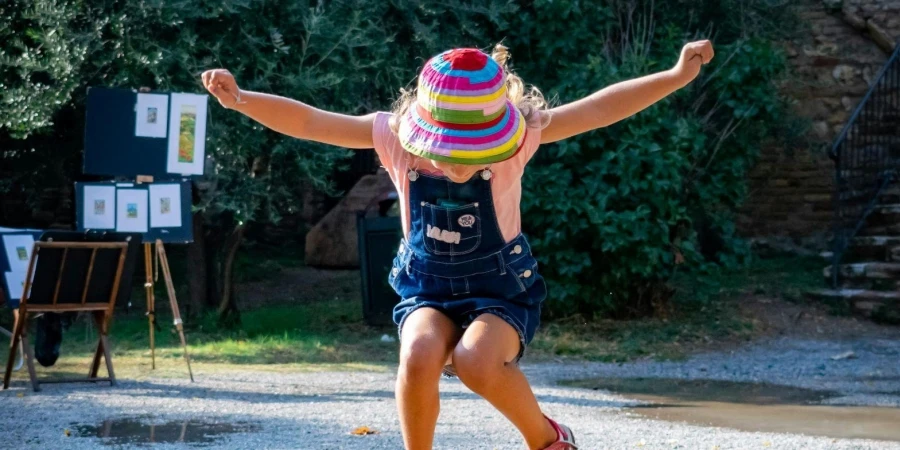 Girl Jumping