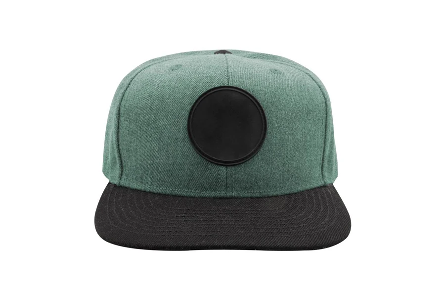 Green and black Snap Back Cap