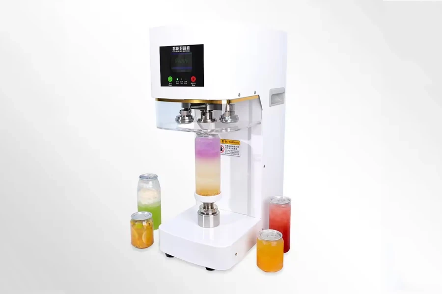 High Quality White Pop Can Sealing Machine