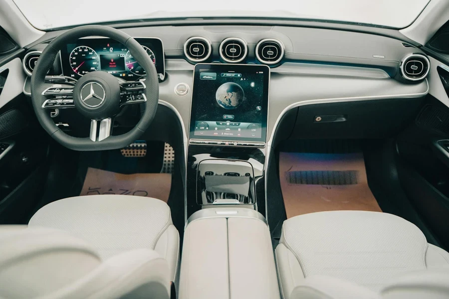 Interior of a Mercedes-Benz C-Class